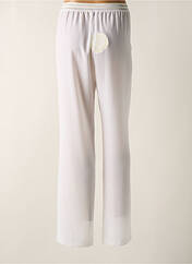 Pantalon droit blanc DIVAS pour femme seconde vue