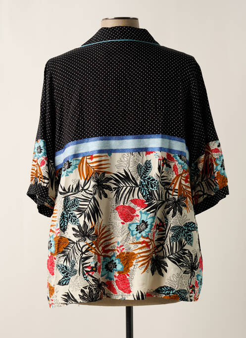 Twin-set coupe cintrée noir POUPEE CHIC femme