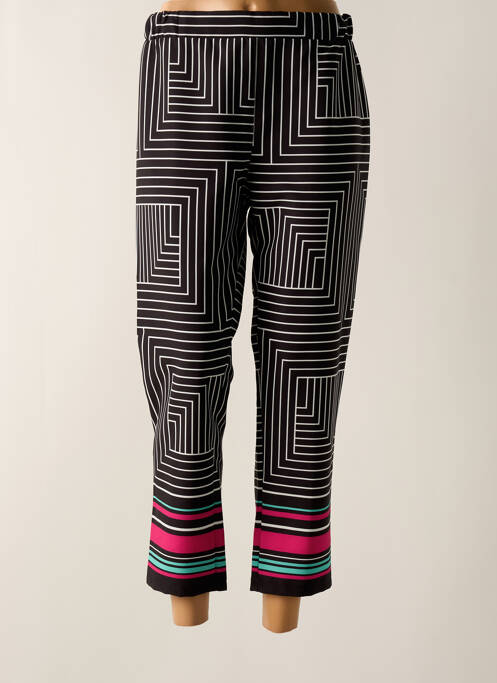 Pantalon 7/8 taille élastique taille normale noir SPG WOMAN femme