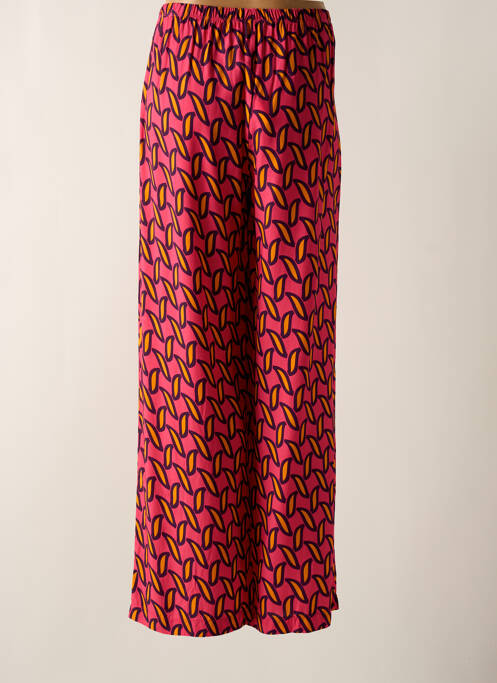 Pantalon large rose ELEONORA AMADEI pour femme