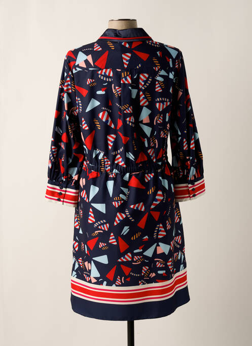 Robe mi-longue bleu LESLIE pour femme