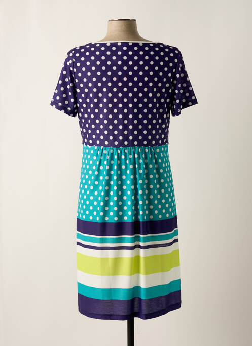 Robe mi-longue bleu POUPEE CHIC pour femme