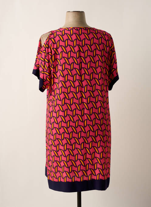 Robe mi-longue rose ELEONORA AMADEI pour femme