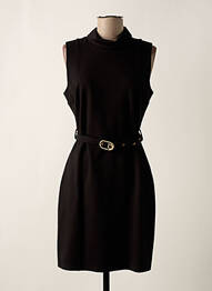 Robe mi-longue sans manche sans manche noir GAUDI femme