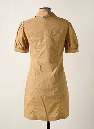 Robe courte manches courtes manches courtes beige GAUDI femme