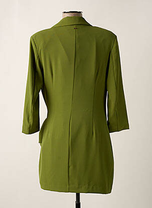 Robe courte manches 3/4 manches 3/4 vert GAUDI femme