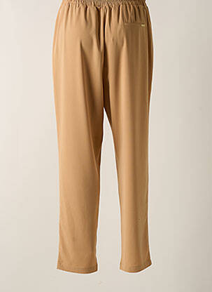 Pantalon droit taille haute taille haute beige GAUDI femme