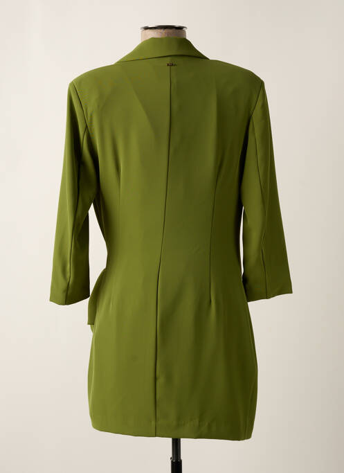Robe courte manches 3/4 manches 3/4 vert GAUDI femme