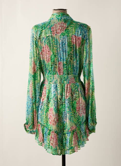 Robe courte vert IBANA pour femme