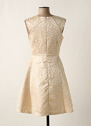Robe courte sans manche sans manche beige MOLLY BRACKEN femme