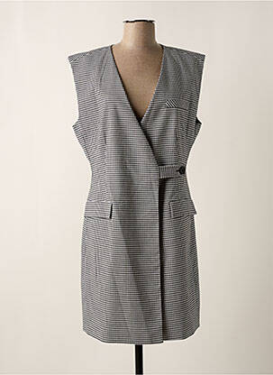 Robe courte sans manche sans manche noir OBJECT femme