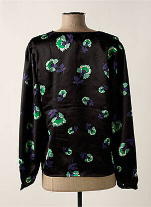 Blouse imprimé fleurs manches longues noir OBJECT femme