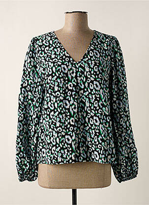 Blouse manches longues manches longues noir OBJECT femme