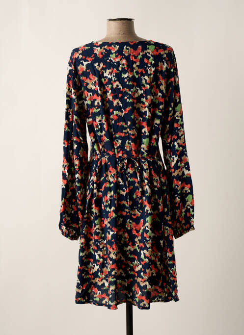 Robe mi-longue bleu ICHI pour femme