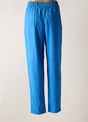 Pantalon slim taille élastique bleu MOLLY BRACKEN femme