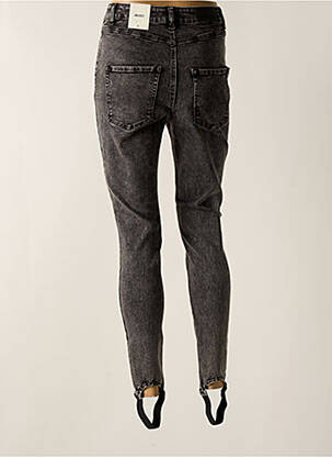 Jeans coupe slim poches gris OBJECT femme