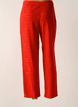 Pantalon 7/8 poches orange VILA femme