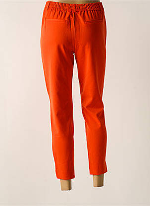 Pantalon 7/8 taille élastique orange OBJECT femme
