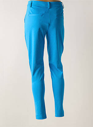 Pantalon slim poches bleu ICHI femme