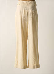 Pantalon large beige ICHI pour femme seconde vue