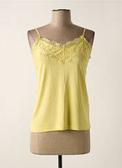 Top jaune clair ICHI pour femme seconde vue