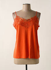 Top orange ICHI pour femme seconde vue