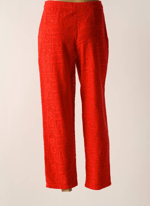 Pantalon 7/8 orange VILA pour femme