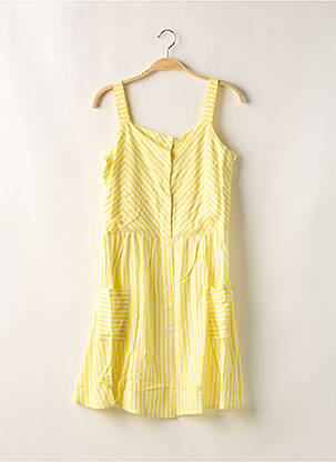 Robe mi-longue fines bretelles fines bretelles jaune NAME IT fille