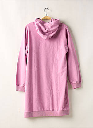 Robe mi-longue col rond manches longues rose NAME IT fille