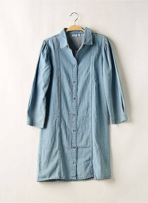 Robe mi-longue manches longues bleu NAME IT fille