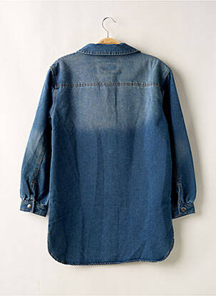 Robe mi-longue manches longues bleu NAME IT fille