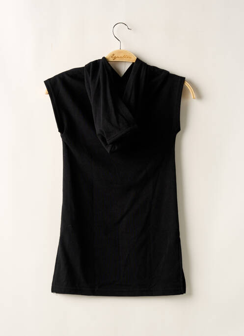Robe mi-longue manches courtes manches courtes noir ONLY fille
