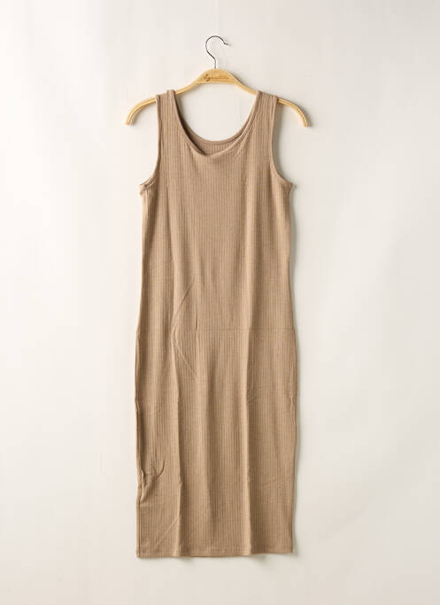 Robe mi-longue marron LMTD pour fille