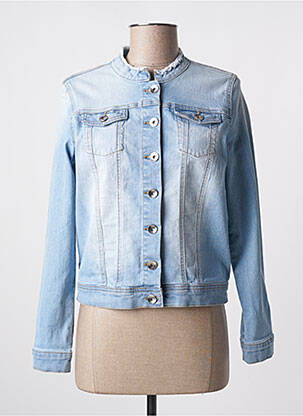 Veste casual col rond bleu LPB femme