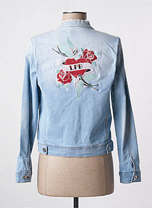Veste casual col rond bleu LPB femme