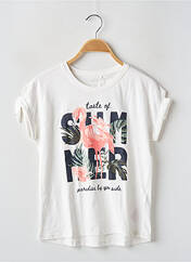 T-shirt blanc NAME IT pour fille seconde vue