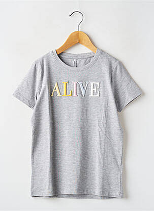 T-shirt gris NAME IT pour fille