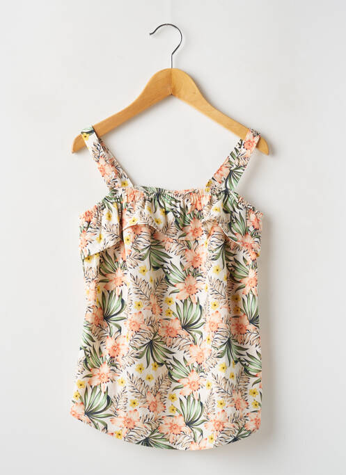 Top imprimé fantaisie sans manche beige NAME IT fille