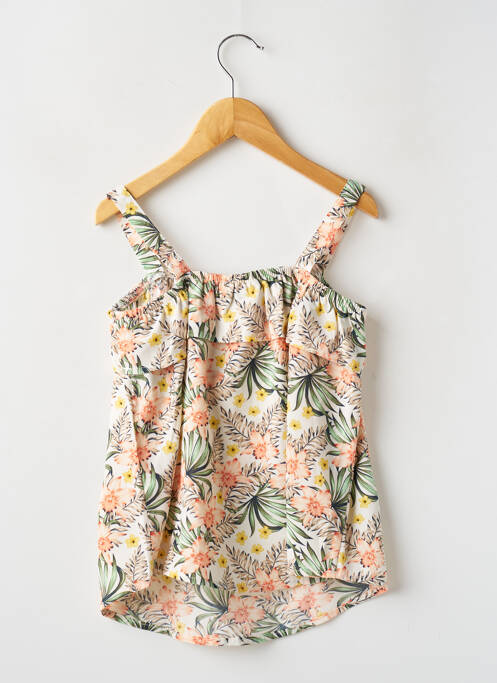 Top imprimé fantaisie sans manche beige NAME IT fille