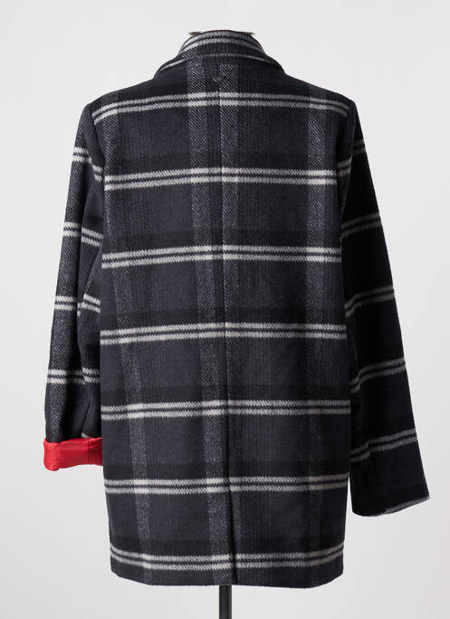 Manteau long noir LPB pour femme