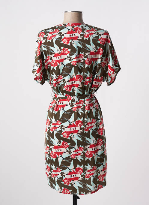 Robe mi-longue vert LPB pour femme