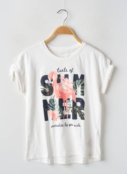 T-shirt blanc NAME IT pour fille