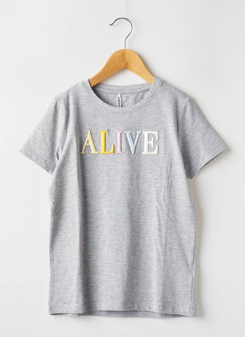 T-shirt gris NAME IT pour fille