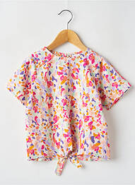 Blouse manches courtes manches courtes rouge NAME IT fille