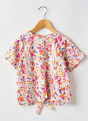 Blouse manches courtes manches courtes rouge NAME IT fille