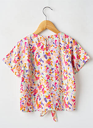 Blouse manches courtes manches courtes rouge NAME IT fille