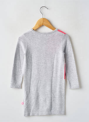 Robe pull tissage chiné manches longues gris BILLIEBLUSH fille