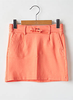 Jupe mi-longue coupe trapèze orange KIDS ONLY fille