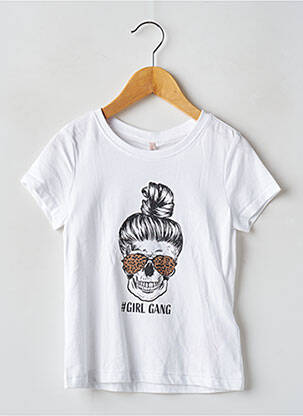 T-shirt blanc KIDS ONLY pour fille