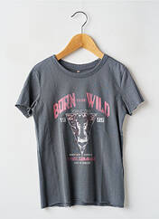 T-shirt gris KIDS ONLY pour fille seconde vue